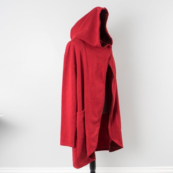 NWT Red Velvet inset hood coat - 2X - Picture 6 of 9